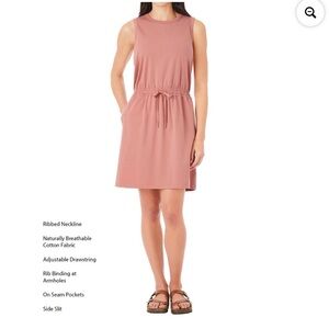 Women's Sleeveless Pink Dress